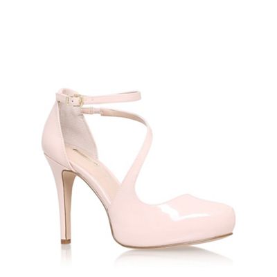Pink 'antler' high heel sandal